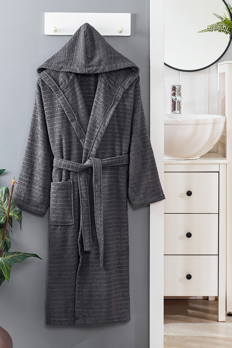 Szlafrok JEROLMA GREY, Kolor : szary, IVET.PL - Modna odzież