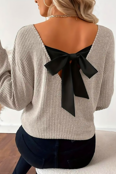 Bluzka ERMOLTA BEIG, Kolor :  beżowy, IVET.PL - Modna odzież