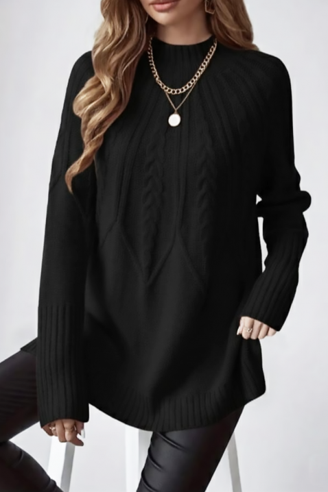 Sweter ZARVELDA BLACK, Kolor : czarny, IVET.PL - Modna odzież