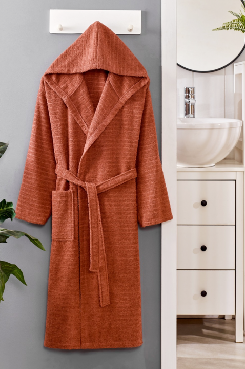 Szlafrok JEROLMA ORANGE, Kolor : pomarańczowy, IVET.PL - Modna odzież