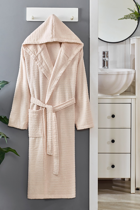 Szlafrok JEROLMA ECRU, Kolor : ecru, IVET.PL - Modna odzież