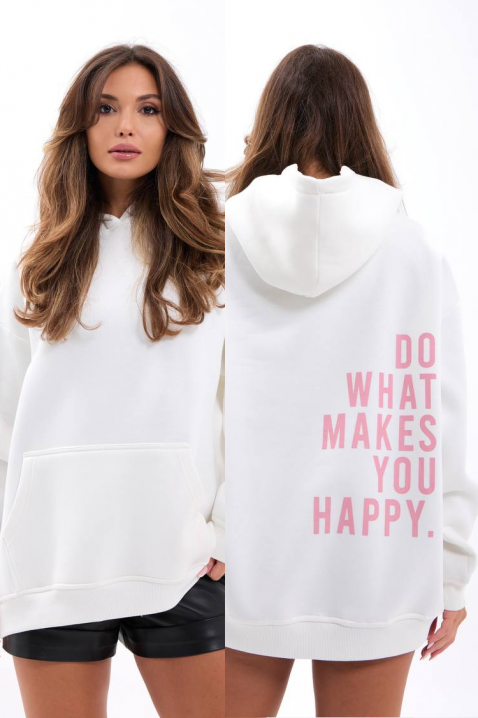 Bluza TRISORDA WHITE, Kolor : czarny, IVET.PL - Modna odzież