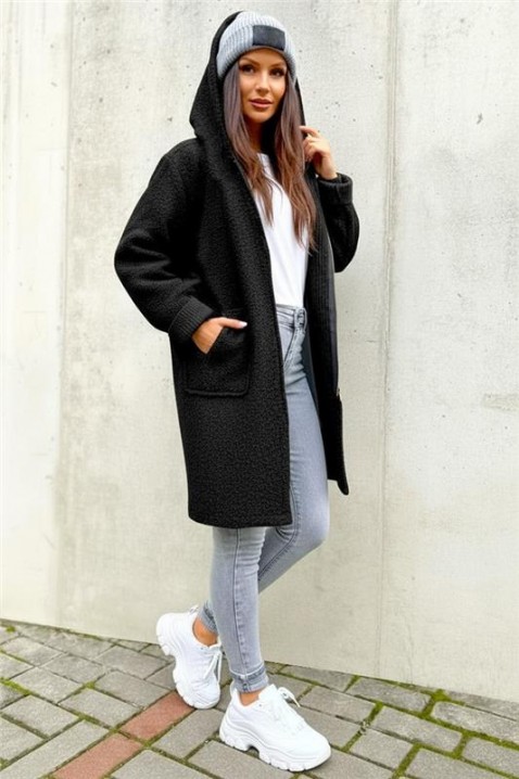 Kardigan VLADENZA BLACK, Kolor : czarny, IVET.PL - Modna odzież