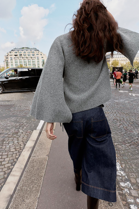 Kardigan BELENZA GREY, Kolor : szary, IVET.PL - Modna odzież