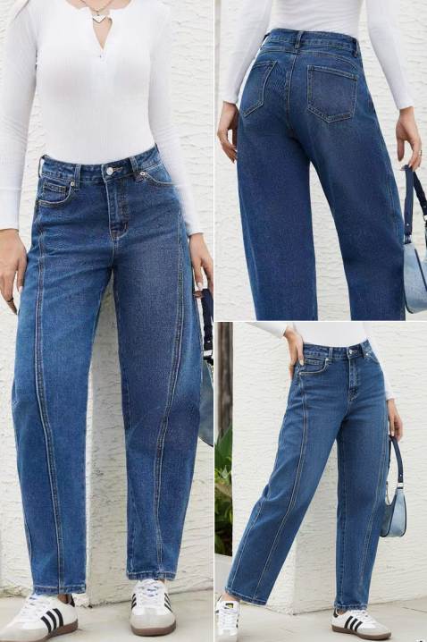 Jeansy ELRENZA, Kolor : chabrowy, IVET.PL - Modna odzież