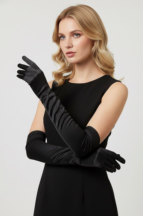 Rękawiczki KADIFELZA, Kolor : czarny, IVET.PL - Modna odzież