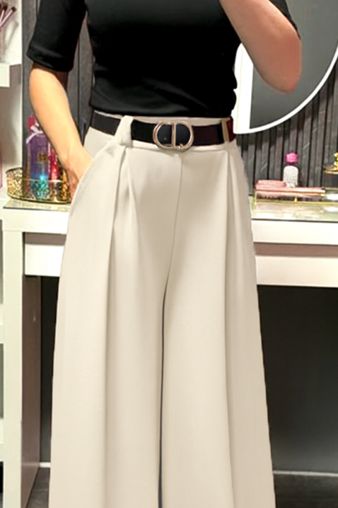 Spodnie ILOPERNA ECRU, Kolor : ecru, IVET.PL - Modna odzież