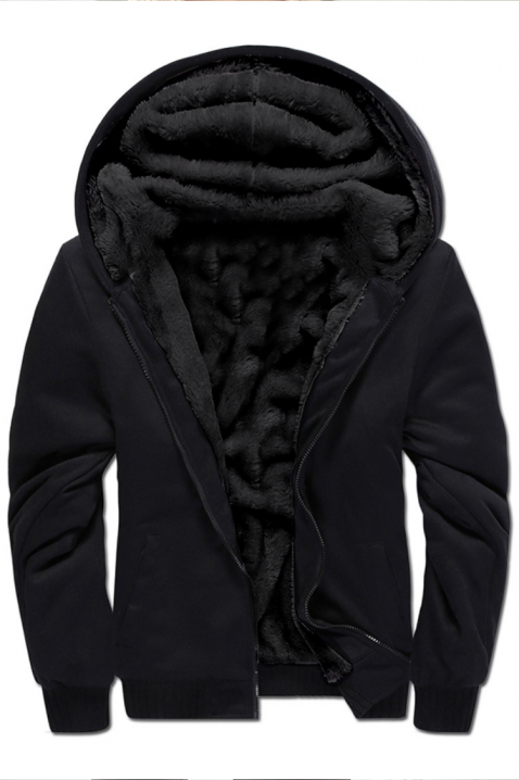 Bluza męska ROB BLACK, Kolor : czarny, IVET.PL - Modna odzież