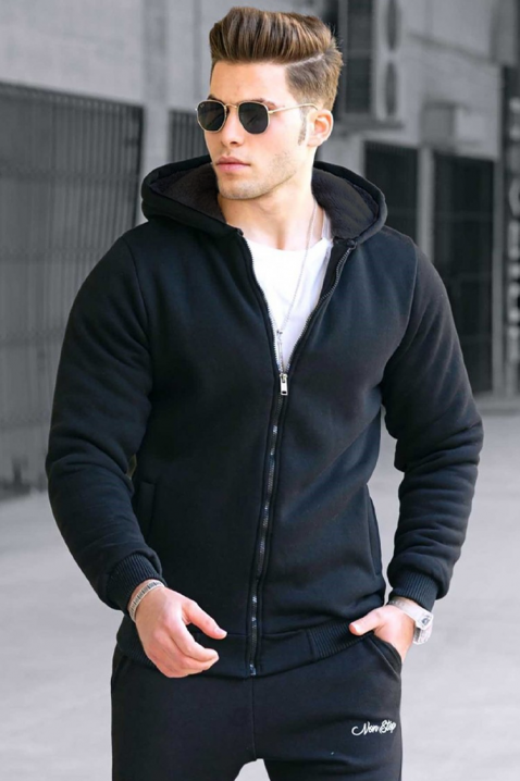 Bluza męska ROB BLACK, Kolor : czarny, IVET.PL - Modna odzież