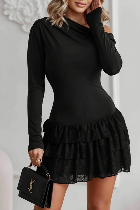 Sukienka KARULZA BLACK, Kolor : czarny, IVET.PL - Modna odzież