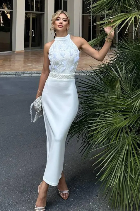 Sukienka KERTONA, Kolor : biały, IVET.PL - Modna odzież