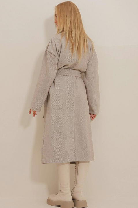 Plaszcz SILVONZA BEIGE, Kolor :  beżowy, IVET.PL - Modna odzież