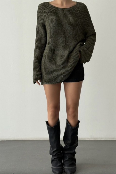 Sweter ALIZANA KHAKI, Kolor : khaki, IVET.PL - Modna odzież