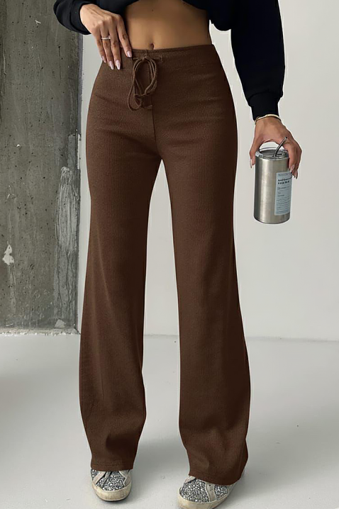 Spodnie ZENTANA BROWN, Kolor : brązowy, IVET.PL - Modna odzież