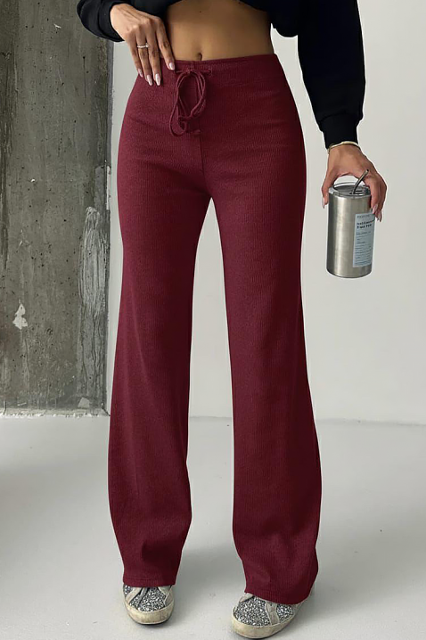 Spodnie ZENTANA BORDO, Kolor : bordowy, IVET.PL - Modna odzież