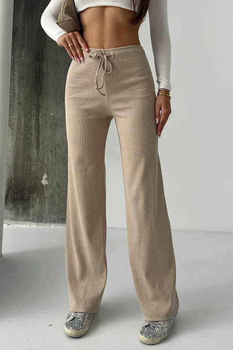 Spodnie ZENTANA BEIGE, Kolor :  beżowy, IVET.PL - Modna odzież