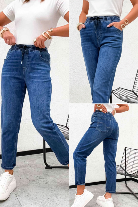 Jeansy JERSIKANA, Kolor : chabrowy, IVET.PL - Modna odzież