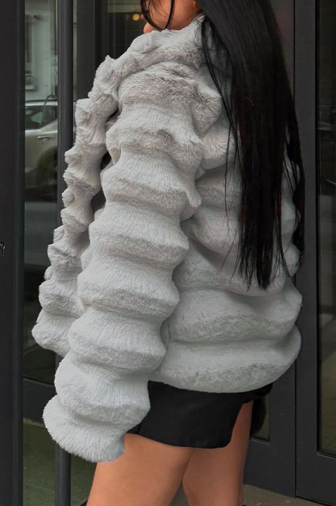 Płaszcz GROIMELFA GREY, Kolor : szary, IVET.PL - Modna odzież