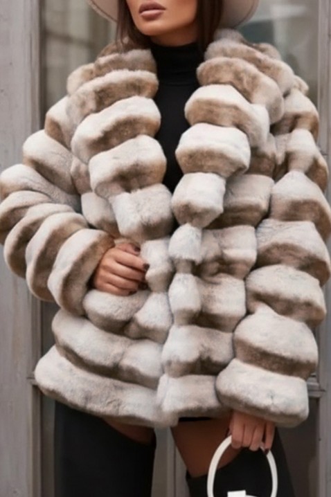 Płaszcz FLOSERGA, Kolor :  beżowy, IVET.PL - Modna odzież