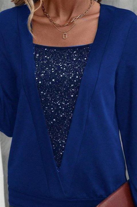 Bluzka FLILONZA BLUE, Kolor : chabrowy, IVET.PL - Modna odzież