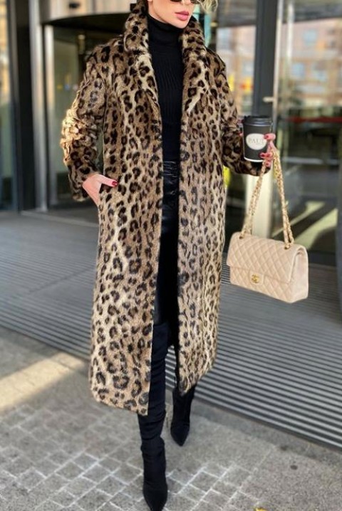 Płaszcz LEOPERZA, Kolor : wielokolorowy, IVET.PL - Modna odzież