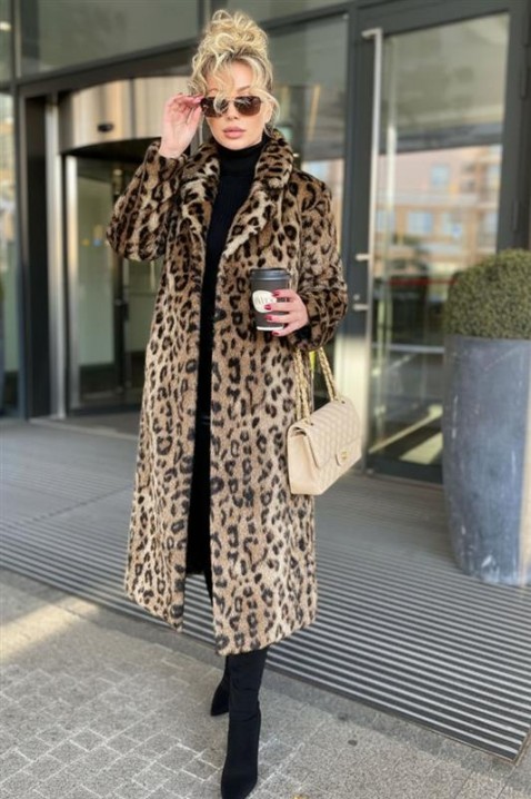 Płaszcz LEOPERZA, Kolor : wielokolorowy, IVET.PL - Modna odzież