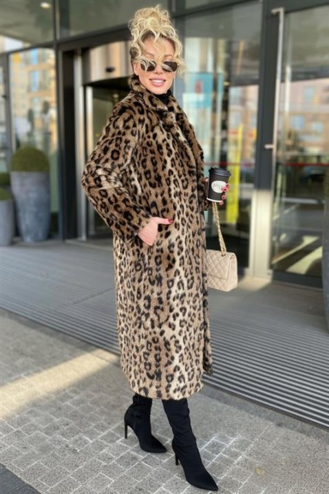 Płaszcz LEOPERZA, Kolor : wielokolorowy, IVET.PL - Modna odzież