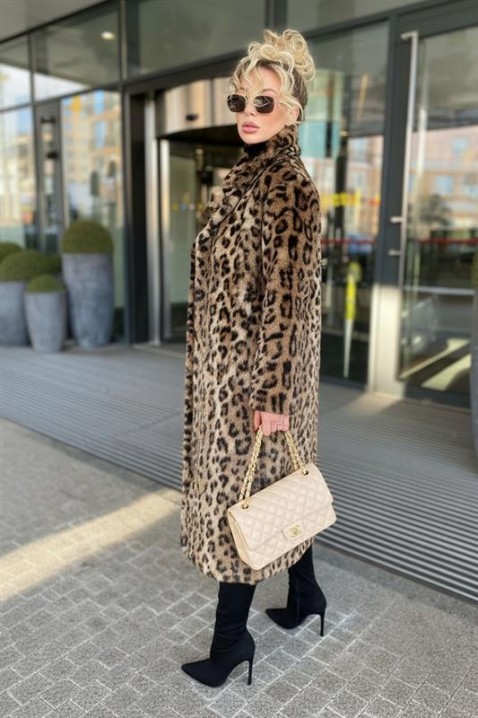 Płaszcz LEOPERZA, Kolor : wielokolorowy, IVET.PL - Modna odzież