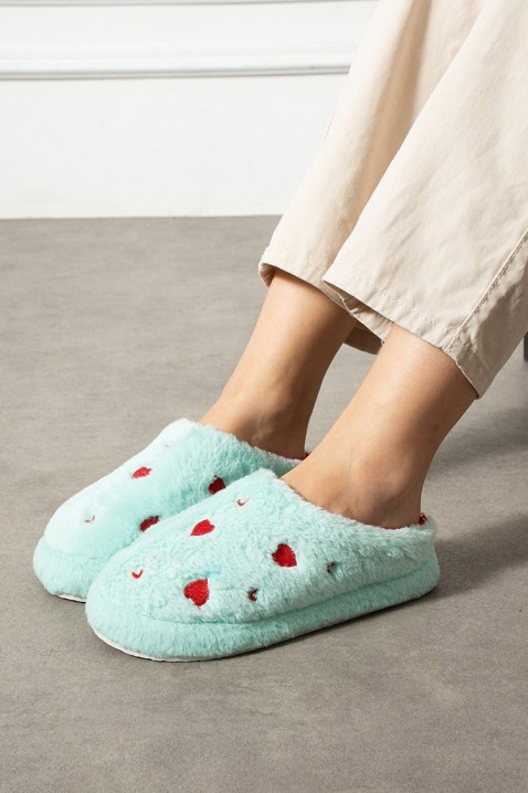 Kapcie MEGOLDA MINT, Kolor : miętowy, IVET.PL - Modna odzież