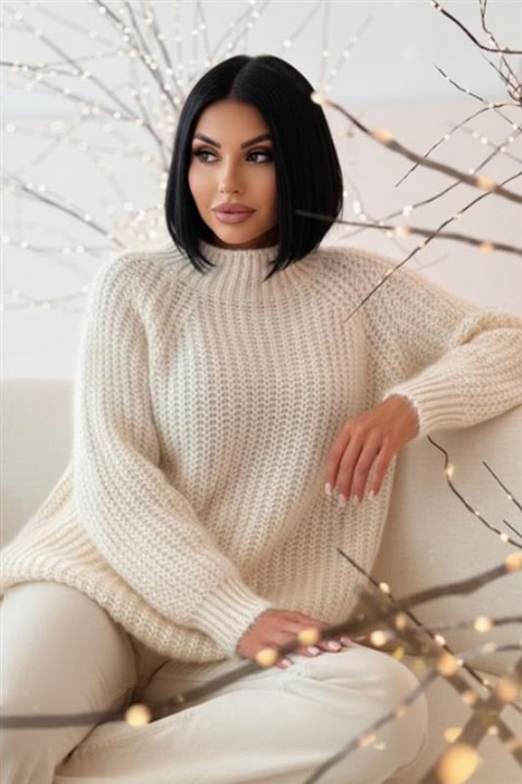 Sweter ESMERZA ECRU, Kolor : ecru, IVET.PL - Modna odzież