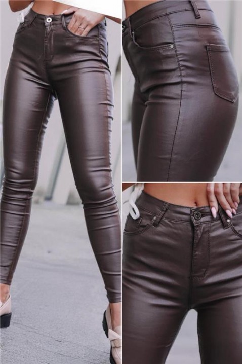 Spodnie ROLERZA, Kolor : brązowy, IVET.PL - Modna odzież