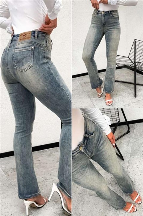 Jeansy ZENDIMA, Kolor : błękitny, IVET.PL - Modna odzież