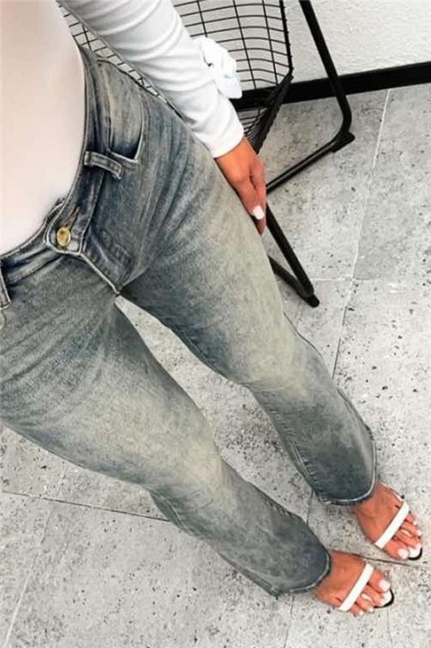 Jeansy ZENDIMA, Kolor : błękitny, IVET.PL - Modna odzież