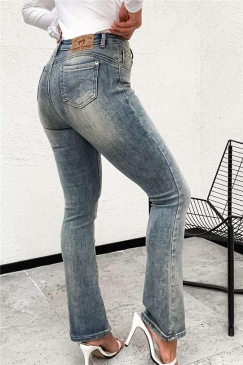 Jeansy ZENDIMA, Kolor : błękitny, IVET.PL - Modna odzież