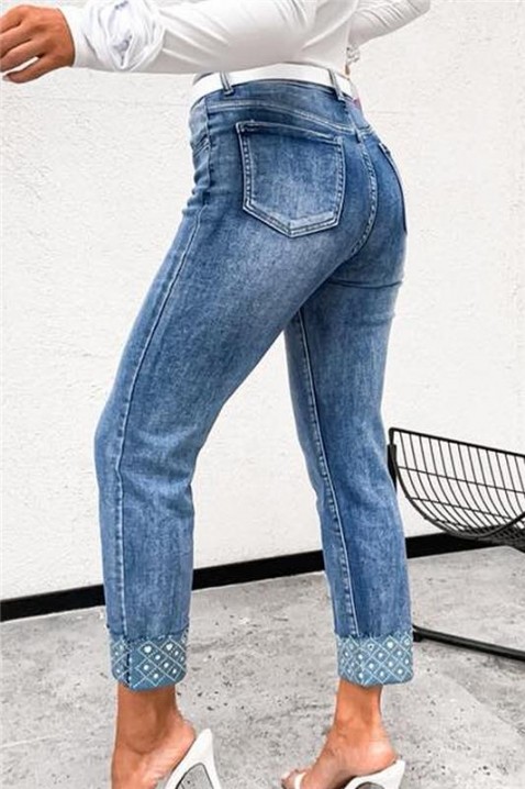 Jeansy EVREZALDA, Kolor : błękitny, IVET.PL - Modna odzież