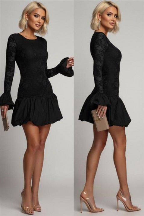 Sukienka ELVLINZA BLACK, Kolor : czarny, IVET.PL - Modna odzież