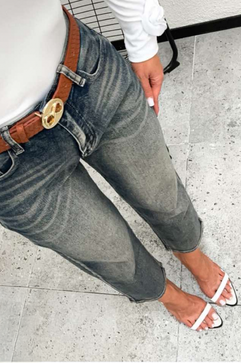 Jeansy DENVORA, Kolor : chabrowy, IVET.PL - Modna odzież