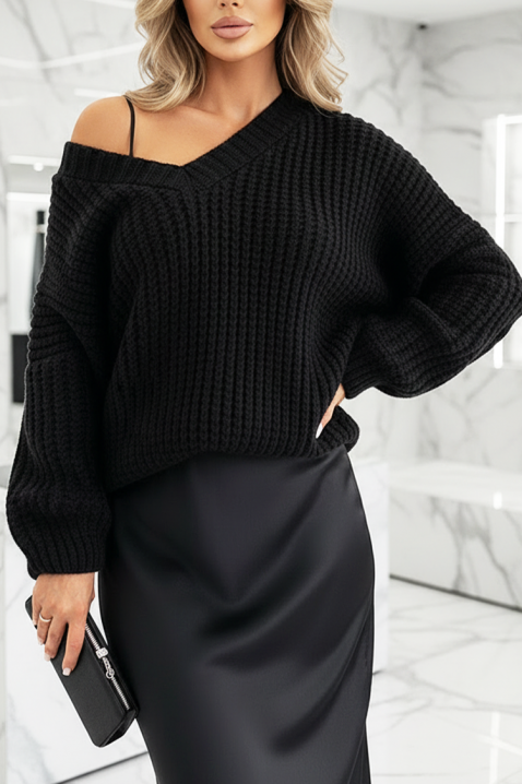 Sweter SLEVOLDA BLAC, Kolor : czarny, IVET.PL - Modna odzież