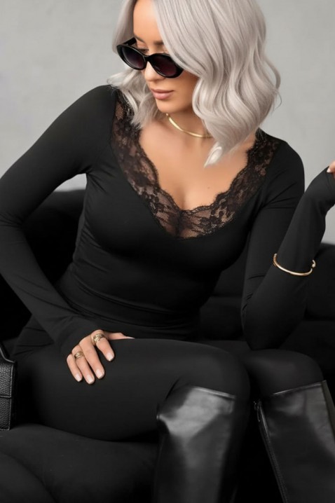 Bluzka ERANDELA BLACK, Kolor : czarny, IVET.PL - Modna odzież