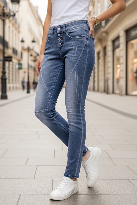 Jeansy FEJIZA BLUE, Kolor : chabrowy, IVET.PL - Modna odzież