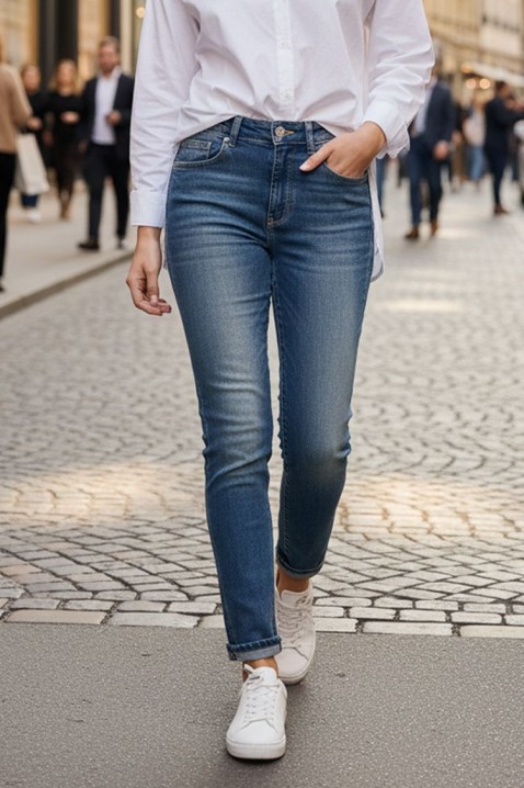 Jeansy KOLTERZA BLUE, Kolor : chabrowy, IVET.PL - Modna odzież