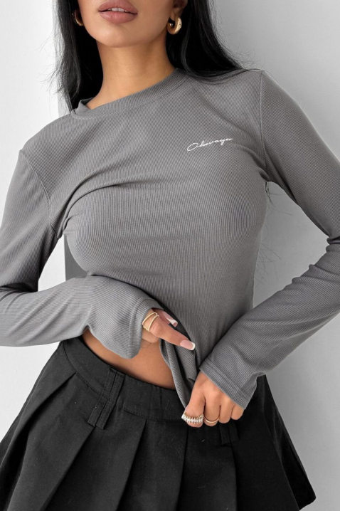 Bluzka DAVROLZA GREY, Kolor : szary, IVET.PL - Modna odzież