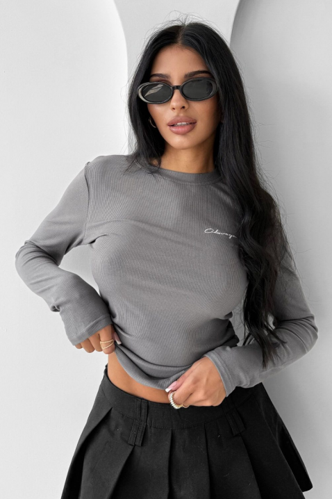 Bluzka DAVROLZA GREY, Kolor : szary, IVET.PL - Modna odzież