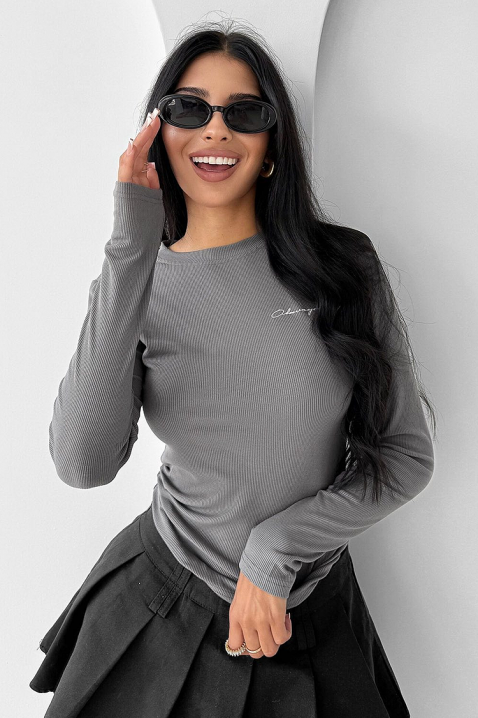 Bluzka DAVROLZA GREY, Kolor : szary, IVET.PL - Modna odzież