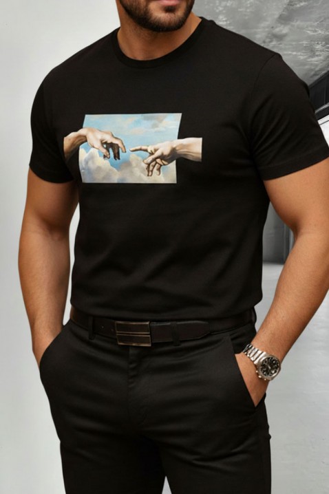 Koszulka KRITOLFO, Kolor : czarny, IVET.PL - Modna odzież