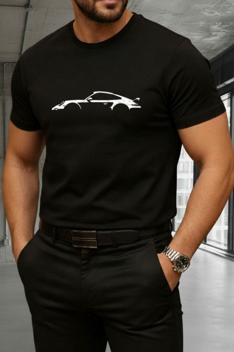 Koszulka POXOR, Kolor : czarny, IVET.PL - Modna odzież