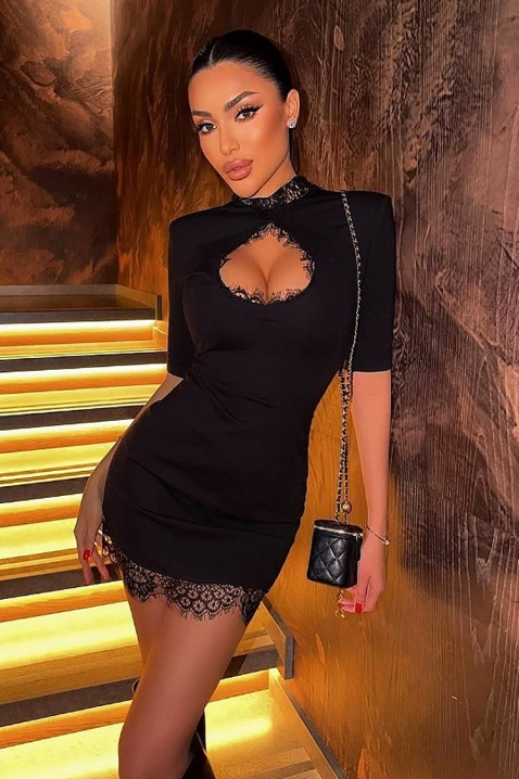 Sukienka DEGRIONA, Kolor : czarny, IVET.PL - Modna odzież