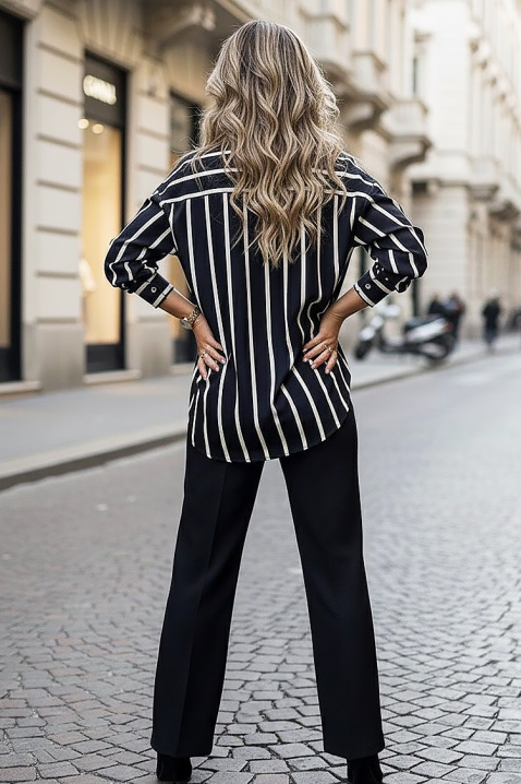 Koszula ALEZANDA BLACK, Kolor : czarny, IVET.PL - Modna odzież