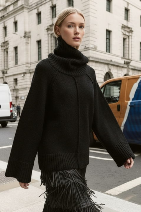 Sweter MLENVILDA BLACK, Kolor : czarny, IVET.PL - Modna odzież