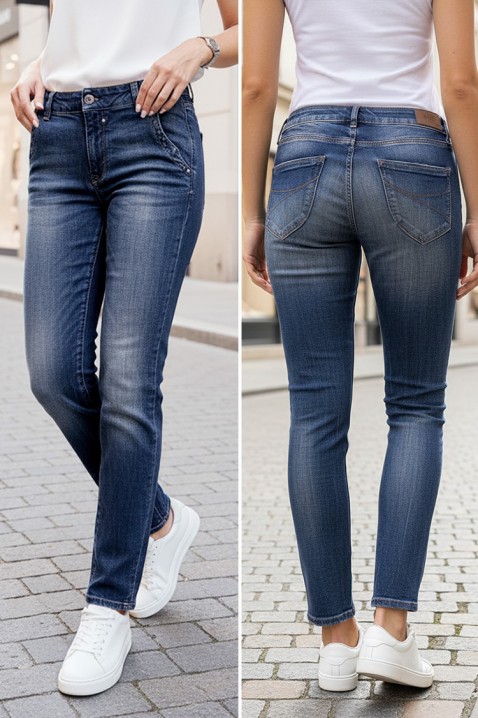 Jeansy JERDEJA, Kolor : granatowy, IVET.PL - Modna odzież